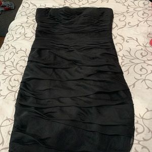 Monique Lhuillier black bridesmaid dress size 12